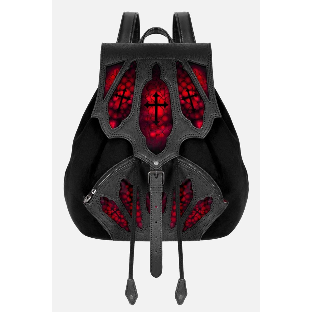 Restyle - Bloodveil Sac à dos - Noir/Rouge